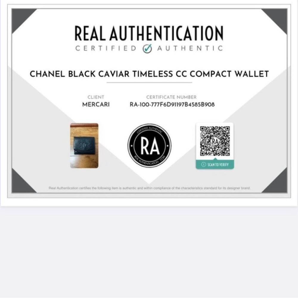 Chanel Black Caviar Timeless CC Compact Wallet - Picture 12 of 12